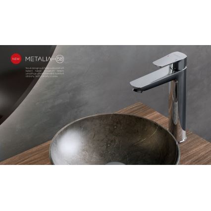 Baterie de lavoar Novaservis METALIA ECO 25,7 cm crom lucios