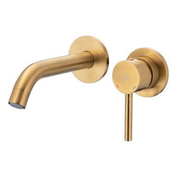 Baterie de lavoar pentru instalare ascunsă KFA Armatura 5039-810-31 MOZA auriu