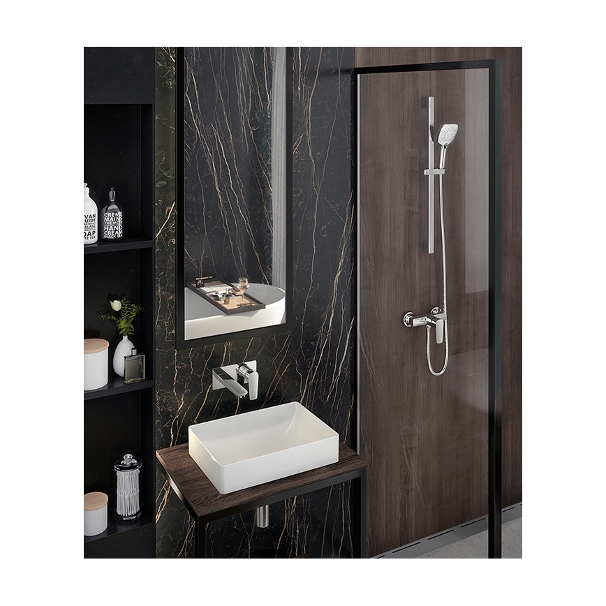 Baterie de lavoar pentru instalare ascunsă Novaservis METALIA ECO crom lucios