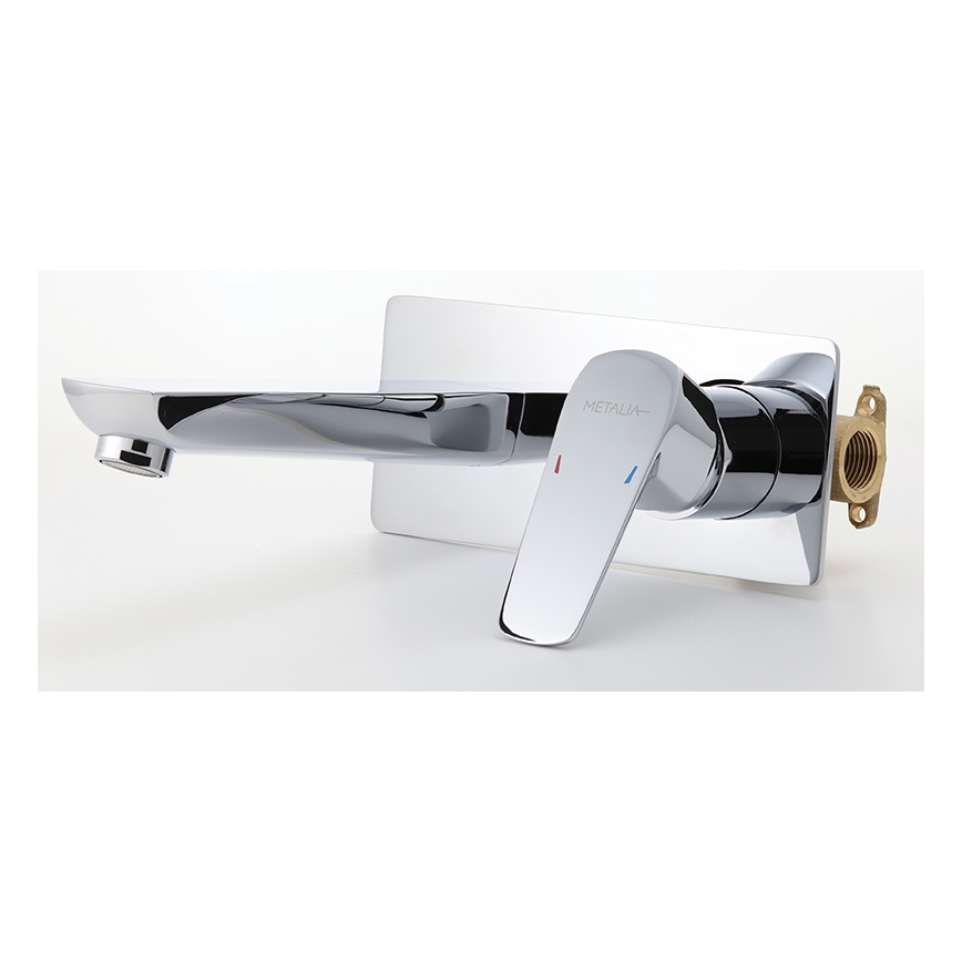 Baterie de lavoar pentru instalare ascunsă Novaservis METALIA ECO crom lucios