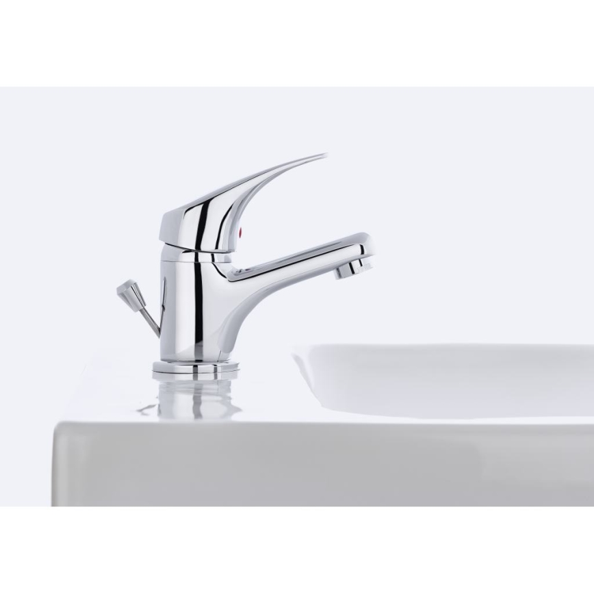 Baterie de lavoar + ventil cu preaplin JIKA H3111N10041111 TALAS 12,3 cm crom lucios