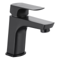 Baterie de lavoar + ventil cu preaplin KFA Armatura 5532-815-81 MOKAIT 13,9 cm alamă/negru mat