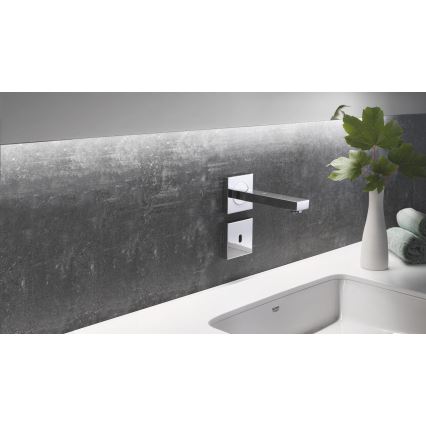 Baterie electronică cu senzor infraroșu GROHE EUROCUBE E, crom lucios - 36442000