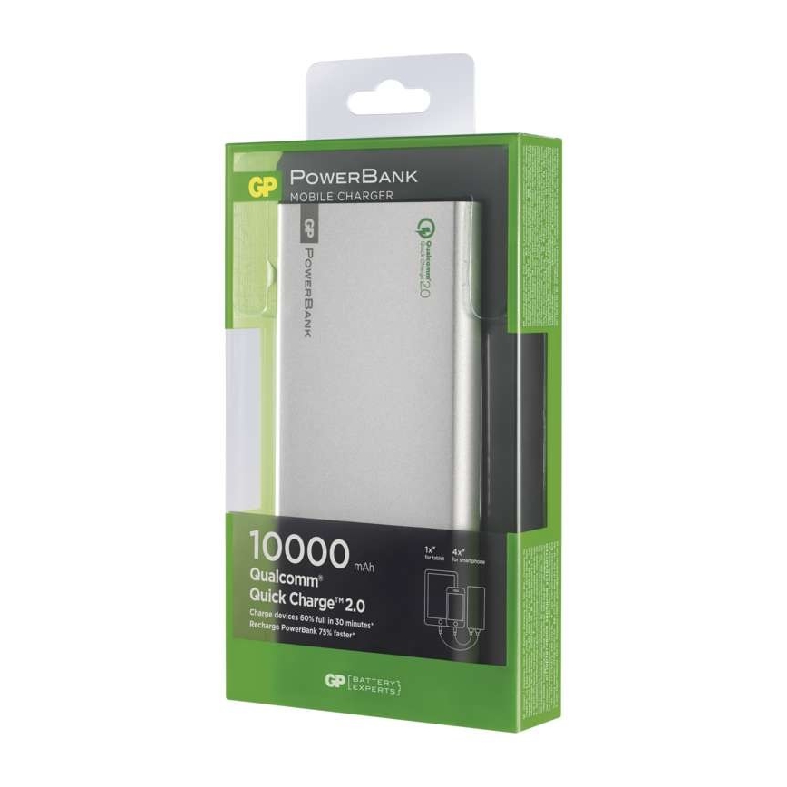 Baterie externă 10 000 mAh/3,7 V timp de încărcare 4,5 ore