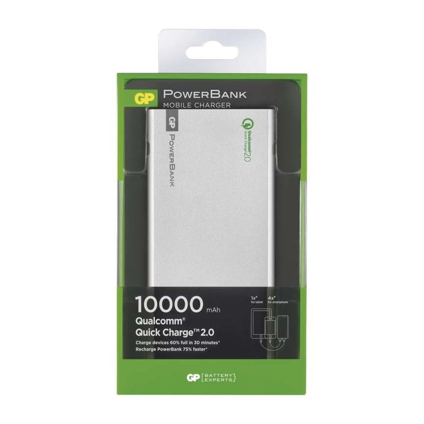Baterie externă 10 000 mAh/3,7 V timp de încărcare 4,5 ore