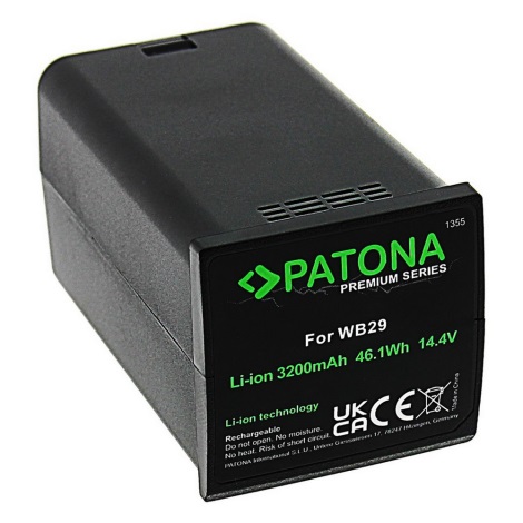 Baterie GODOX AD200 3200mAh Li-Ion 14,4V WB29 PATONA