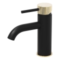Baterie lavoar ANHOLT, 15,6 cm, negru/alamă