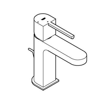 Baterie lavoar GROHE 23870003 PLUS, mărime S, crom lucios