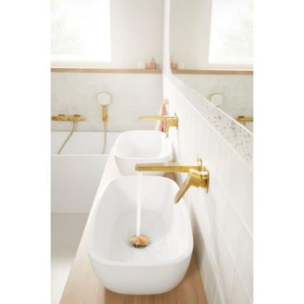 KFA Armatura MALAGA 4529-810-31 - Baterie pentru lavoar, montaj încastrat, finisaj auriu periat