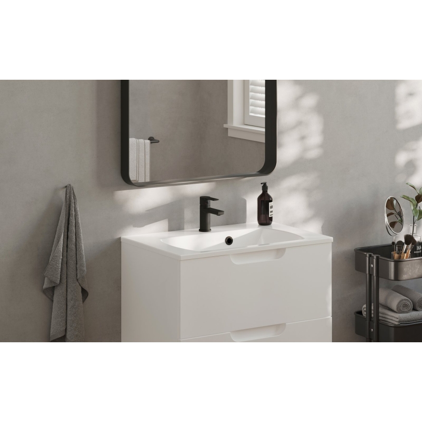 Baterie lavoar Ravak SOLAR X070488, 13,5 cm, neagră