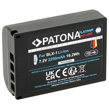 Baterie Olympus BLX-1 2400mAh Li-Ion Platinum încărcare USB-C PATONA