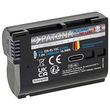 Baterie PATONA Nikon EN-EL15C 2400mAh Li-Ion Platinum USB-C