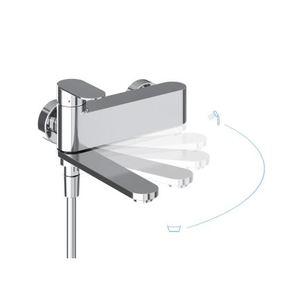 Baterie pentru cadă Ravak X070451 CHROME, crom lucios