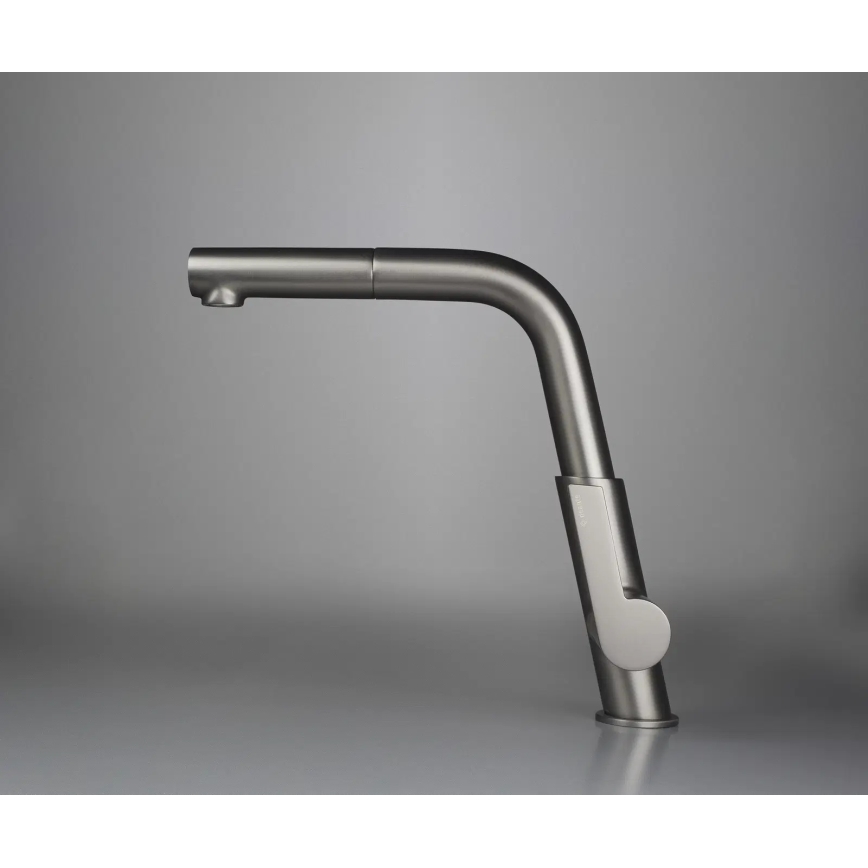 Baterie pentru chiuvetă Deante BQS_D73M SILIA – cu duș extractibil, finisaj titan