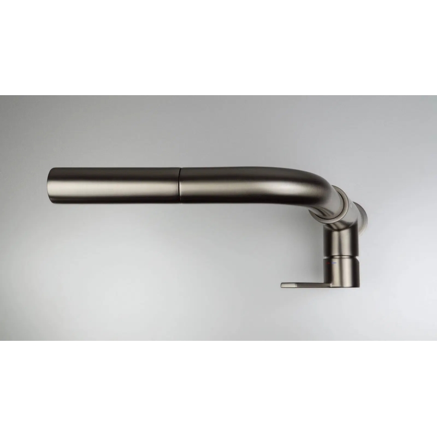 Baterie pentru chiuvetă Deante BQS_D73M SILIA – cu duș extractibil, finisaj titan