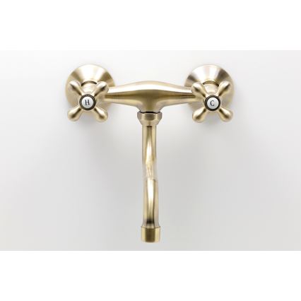 Baterie pentru chiuvetă/lavoar FERRO ANTICA bronz