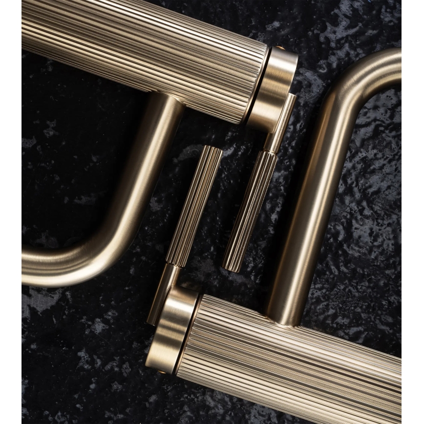 Baterie pentru lavoar ARGON, 29,5 cm, aur periat — REA-B7802