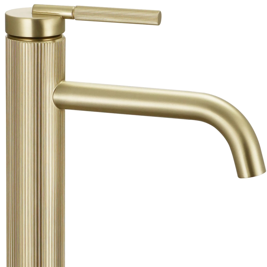 Baterie pentru lavoar ARGON, 29,5 cm, aur periat — REA-B7802