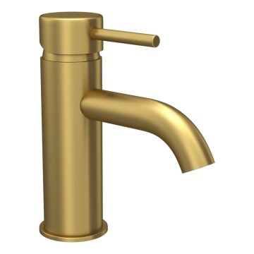 Baterie pentru lavoar DRAGOR, 15,6 cm, alamă periată