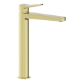 Baterie pentru lavoar KFA Armatura 4522-712-31 + ventil de scurgere MALAGA 30,3 cm, auriu periat