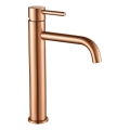 Baterie pentru lavoar LUNGO 28 cm, cupru periat - REA-B1114