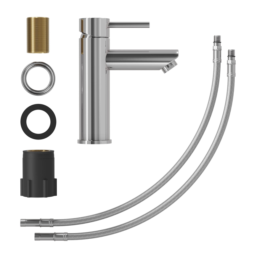 Baterie pentru lavoar RINGSTED, 17,8 cm, crom lucios