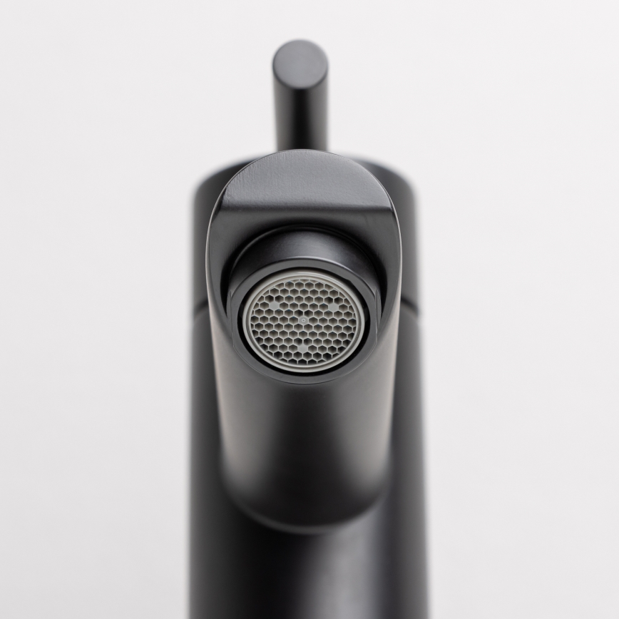 Baterie pentru lavoar RINGSTED 17,8 cm negru mat