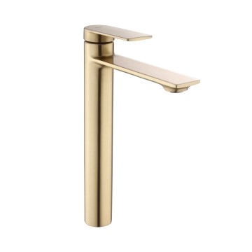 Baterie pentru lavoar STORM 29,5 cm, auriu periat - REA-B7962