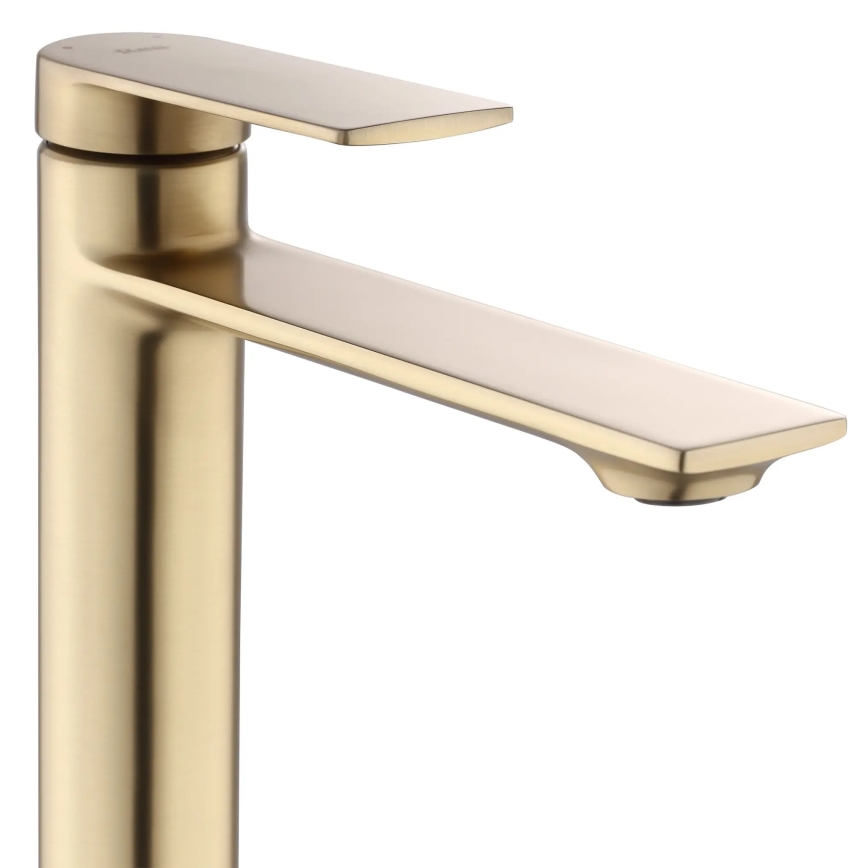 Baterie pentru lavoar STORM 29,5 cm, auriu periat - REA-B7962