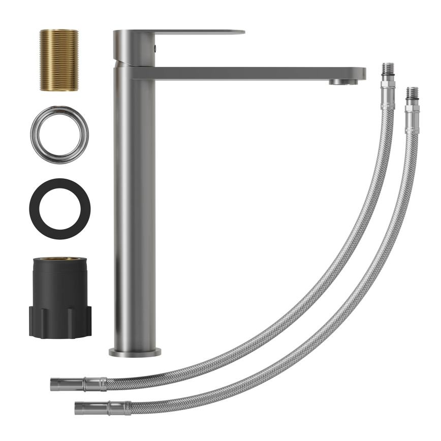 Baterie pentru lavoar TARNBY, 27,3 cm, gri prăfuit