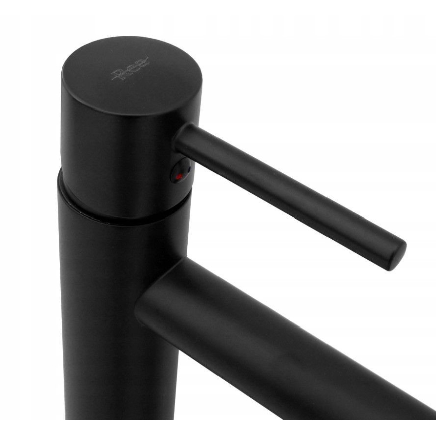 Baterie pentru lavoar TESS, 31,5 cm, neagră - REA-B0229