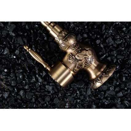 Baterie pentru lavoar VENICE REA-B2500, 32 cm, auriu periat