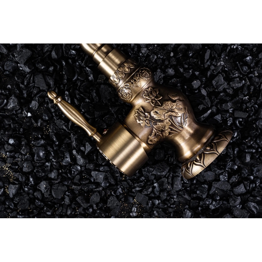 Baterie pentru lavoar VENICE REA-B2500, 32 cm, auriu periat