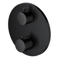 Baterie termostatică de duș pentru instalare ascunsă Cersanit S951-567 ZEN negru