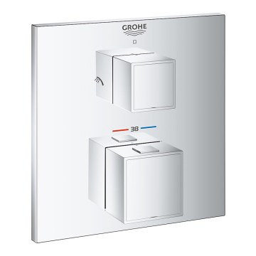 Baterie termostatică GROHE Grohtherm Cube 24154000, crom lucios