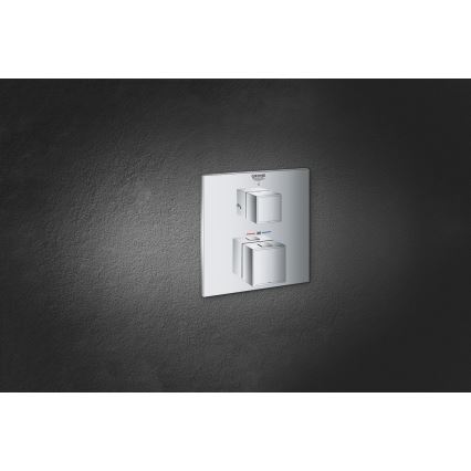 Baterie termostatică GROHE Grohtherm Cube 24154000, crom lucios