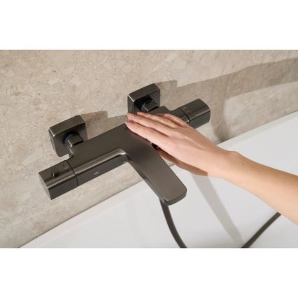 Baterie termostatică pentru cadă KFA Armatura MALAGA 5754-010-61, gri metalizat