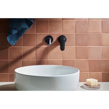 KFA Armatura 5559-810-81 - Baterie pentru chiuvetă cu montaj încastrat OTAVA negru mat