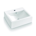 Bathco 0010 - Lavoar pentru blat BOLONIA 51 x 45,5 cm porțelan/alb