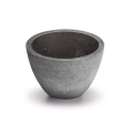 Bathco 00374 - Lavoar încastrat pentru blat MIRAGE Ø 40 cm piatră/gri