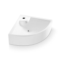 Bathco 0043 - Lavoar suspendat de colț OPORTO 64,5x47 cm porțelan/alb