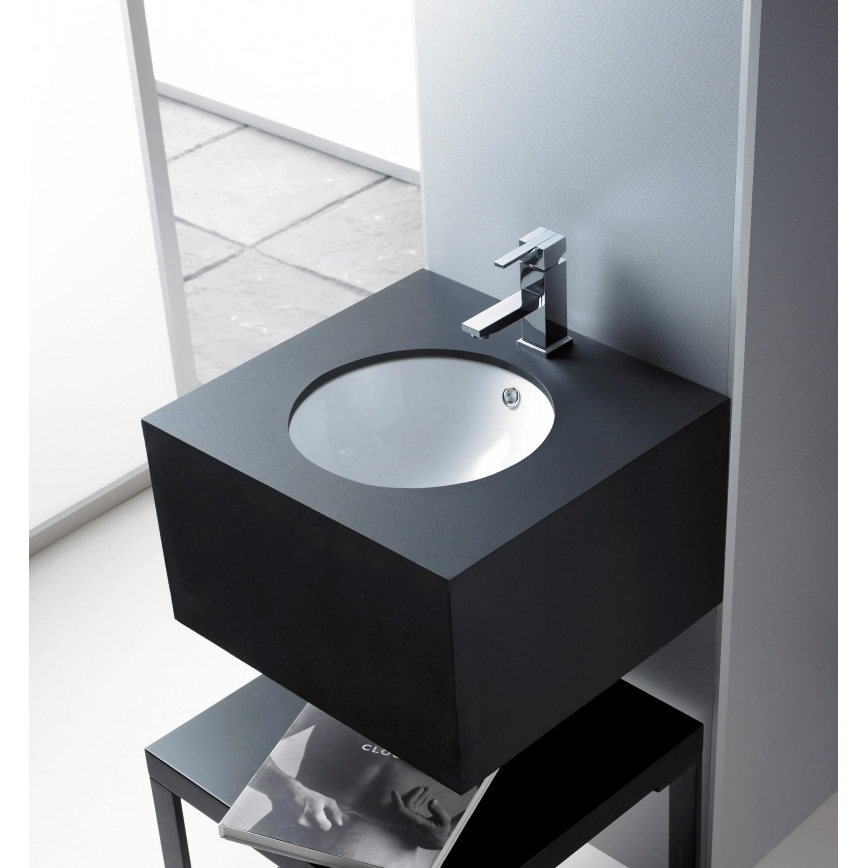 Bathco 0052 - Lavoar încastrat CERDENA Ø 38 cm, porțelan, alb