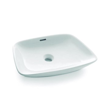 Bathco 0091 - Lavoar pentru blat ANABEL 50x36 cm, porțelan/alb