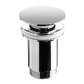 Bathco 0211 - Ventil pentru lavoar cu preaplin CLICK-CLACK, Ø 6 cm, crom lucios