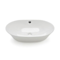 Bathco 4038 - Lavoar pentru blat TOULOUSE 59x42 cm, porțelan/alb