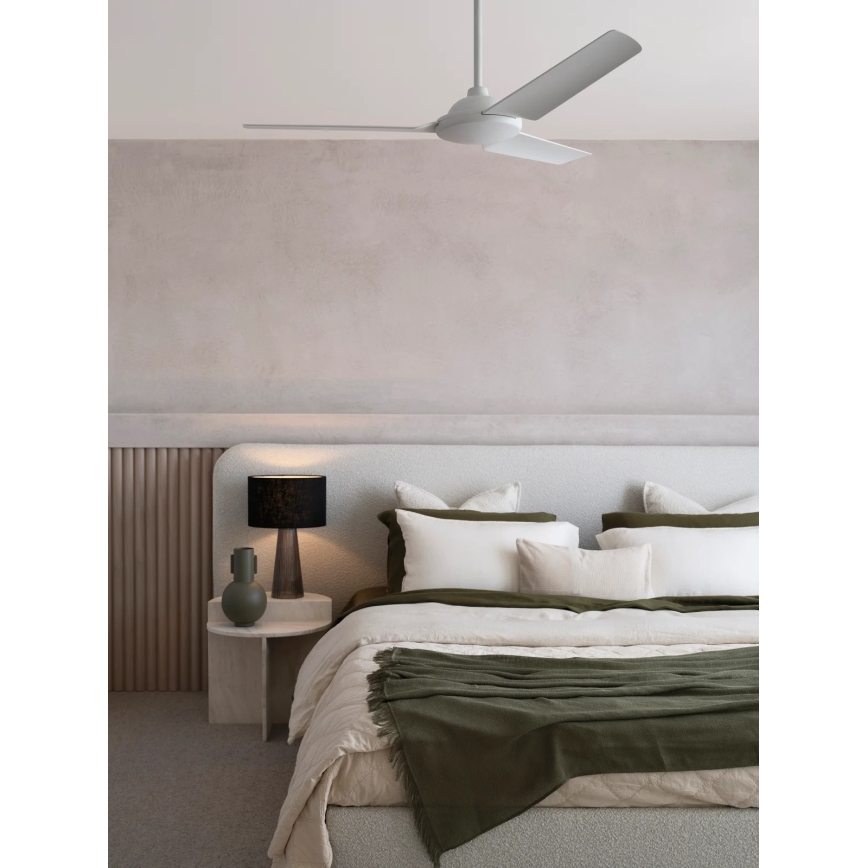 BAYSIDE 21302449 - Ventilator de tavan SOMERSET, Ø 122 cm, alb + telecomandă