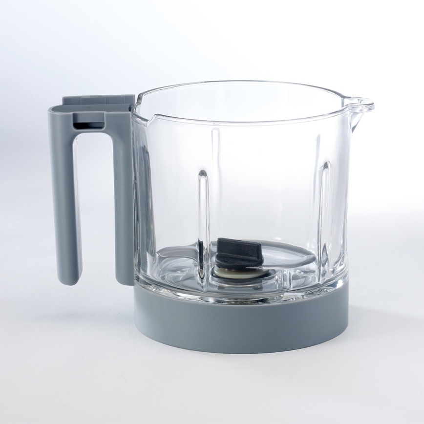 Beaba - Babycook Neo, aparat de gătit cu aburi 2-în-1, alb/gri