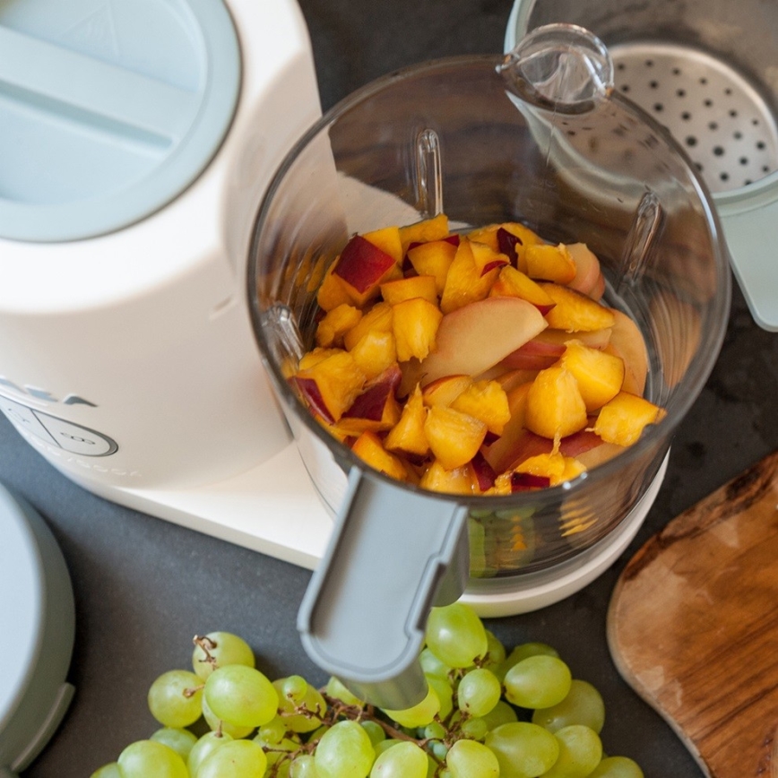 Beaba Babycook NEO – gătitor cu aburi 2în1, verde/alb