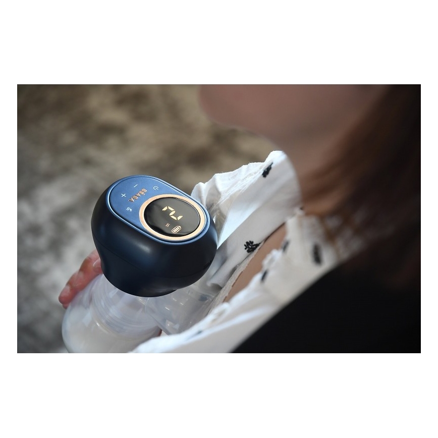 Beaba - Pompă electrică pentru lapte matern, 180 ml, 1500 mAh, albastru