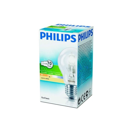 Bec cu halogen dimmabil Philips E27/53W/230V